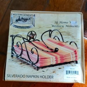 Western moments Silverado napkin and paper towel holder